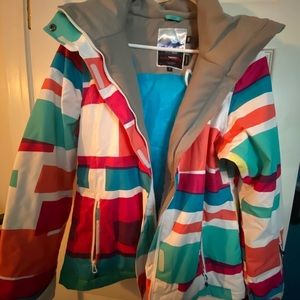 Multicolored Ski/Snowboard Jacket